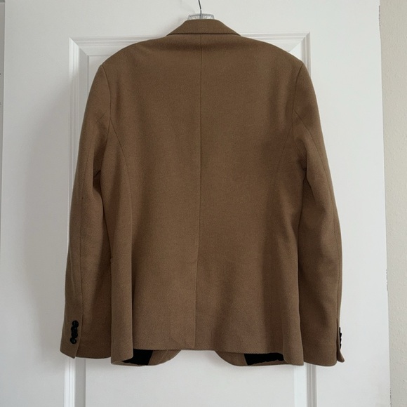 Zara Man Men’s Medium Brown Tan Blazer Jacket - Cotton Blend, Good condition - Picture 3 of 4